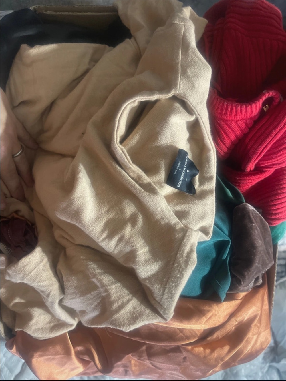 Clothing lot dresses gowns shirts pants